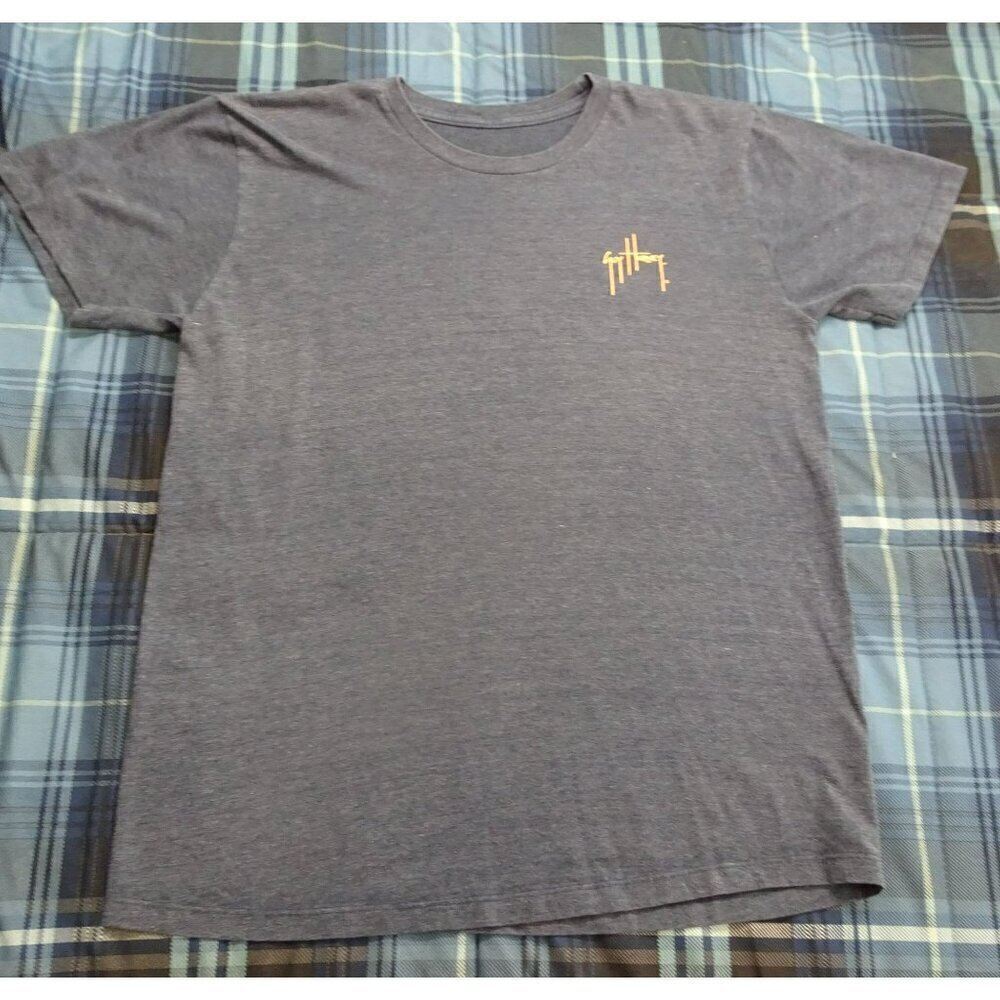 Guy Harvey Marlin Pane Gray T-Shirt Size Medium